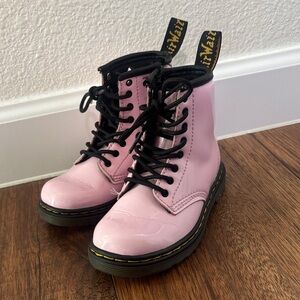 Dr. Martens Kids Pink Boots